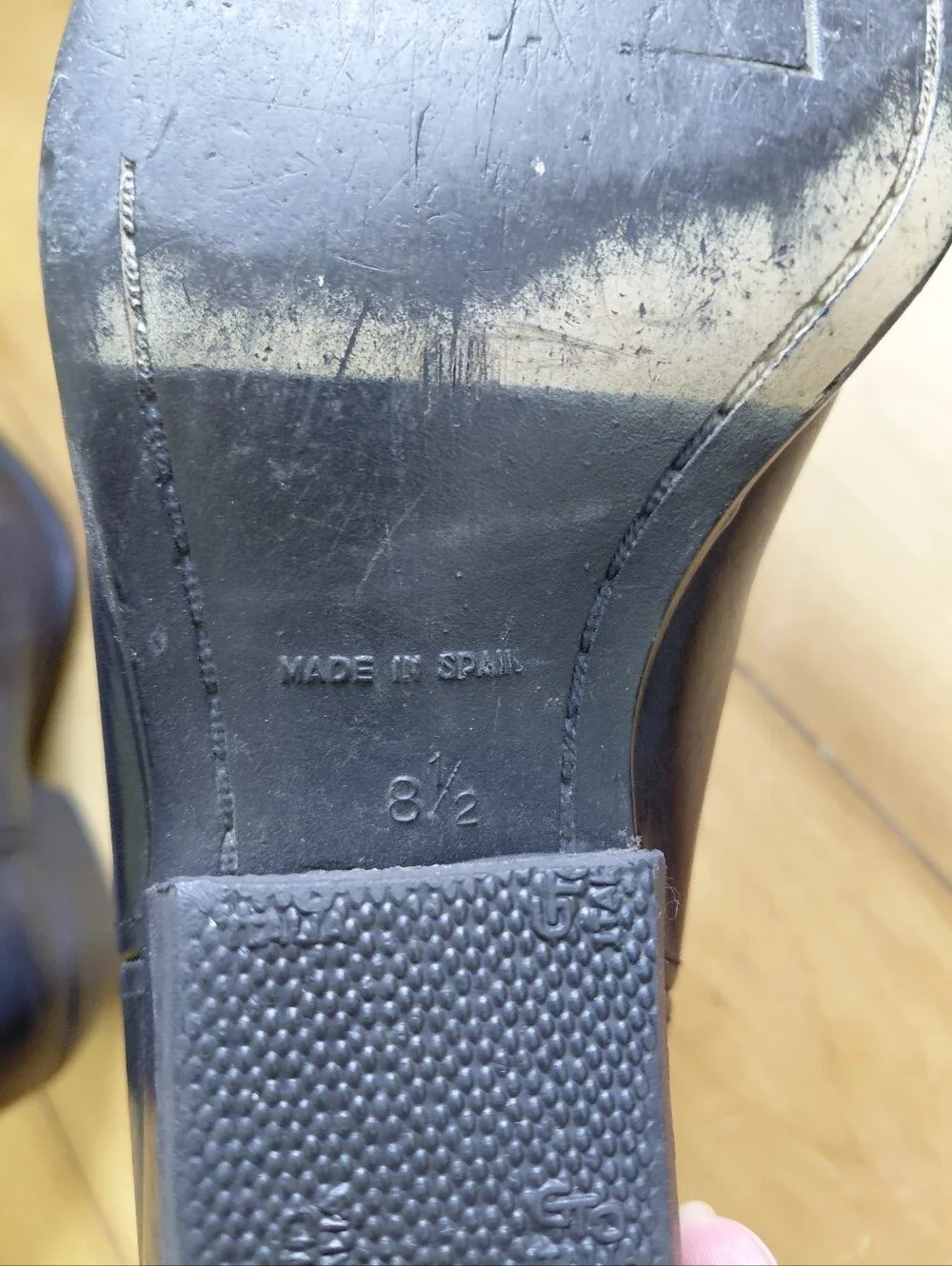 Vintage Guess By Georges Marciano black leather cowboy boots size 8.5